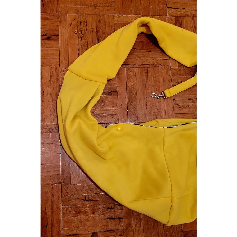 Artisome pet carrier yellow small dogs cats personal soft with snap for travel